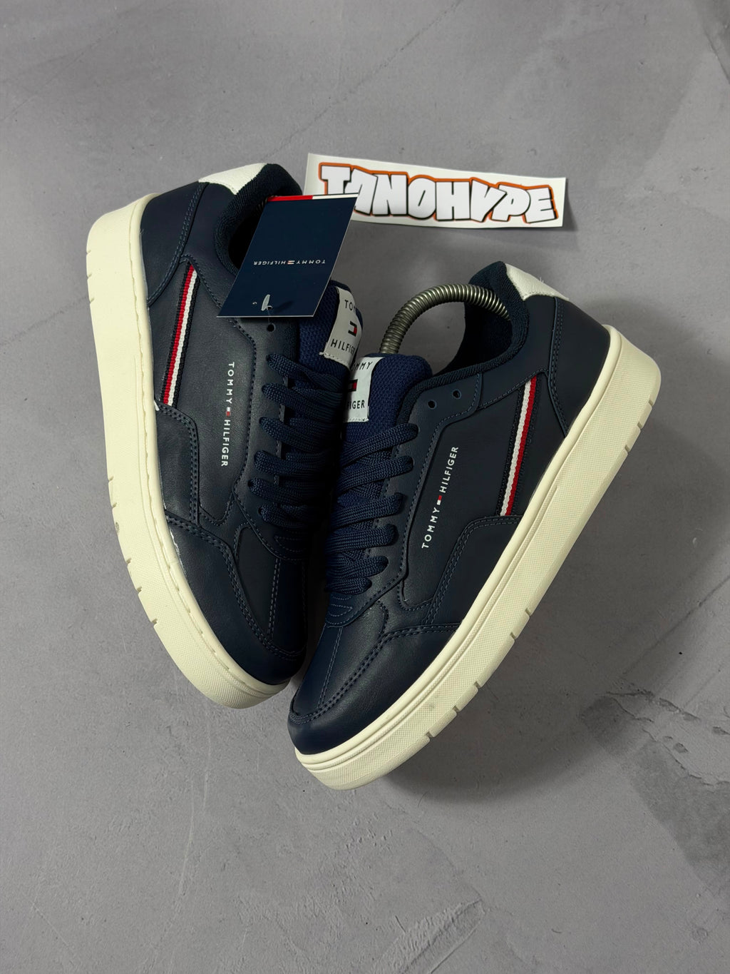 Tênis Tommy Hilfiger Basket Core - Azul Marinho