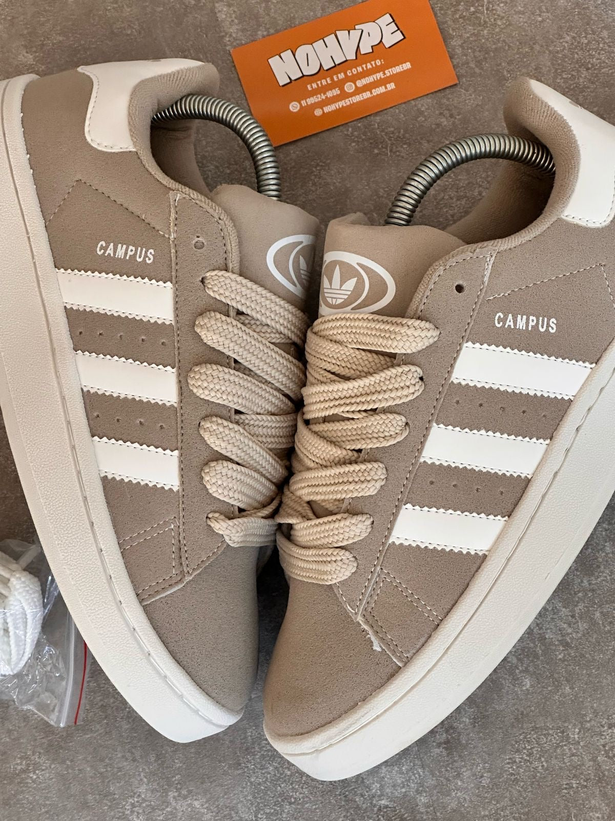 Tênis Adidas Campus 00s - Bege – TA NO HYPE