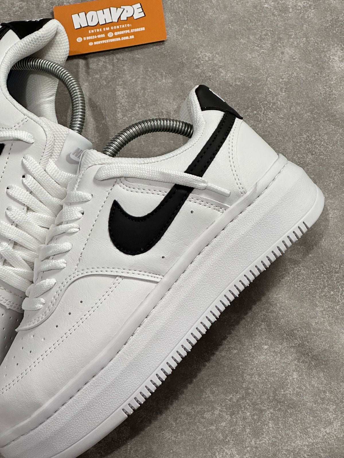 Tênis Nike Court Vision Alta - Branco/Preto