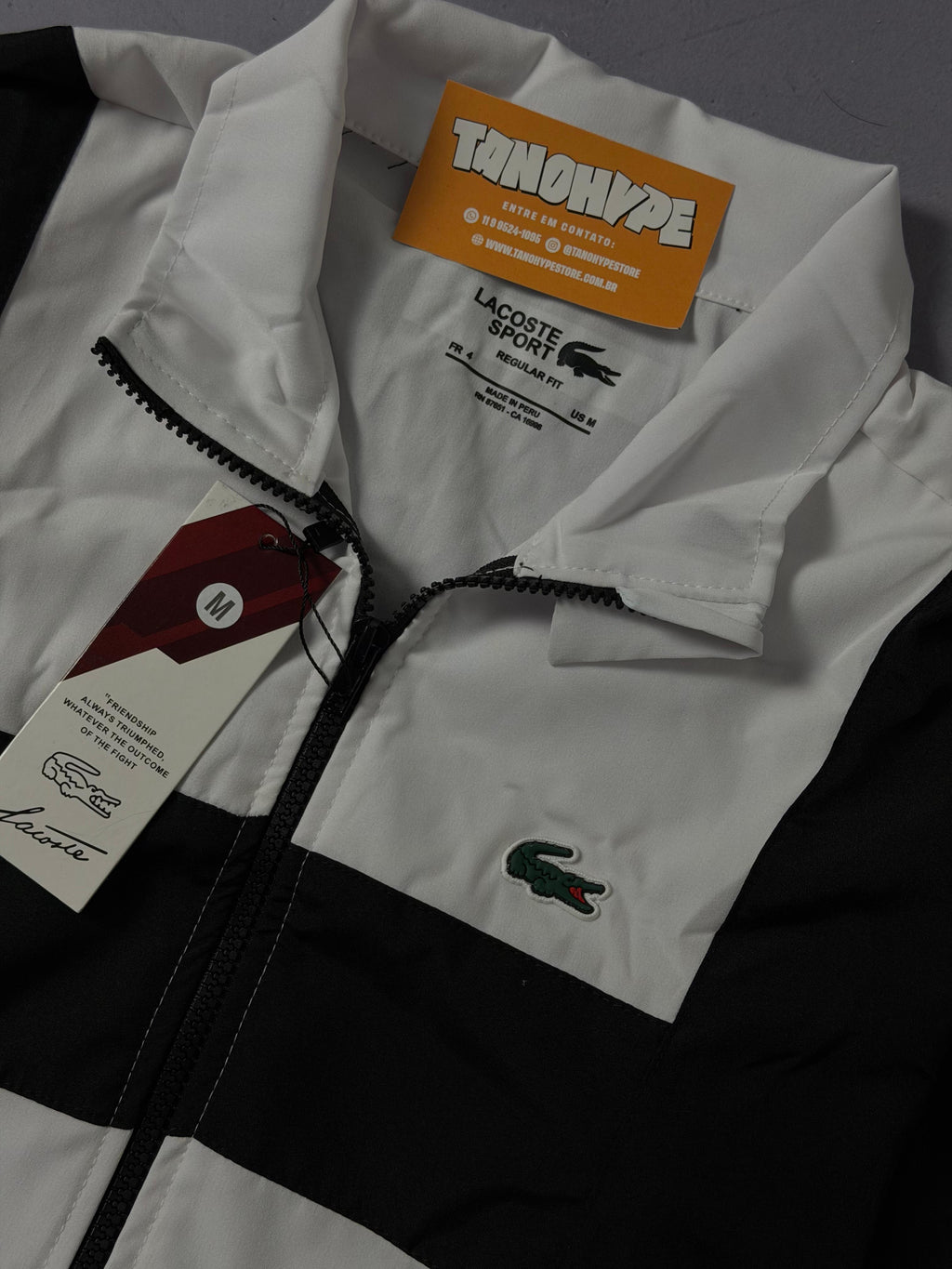 Conjunto Lacoste Novak Djokovic - Preto