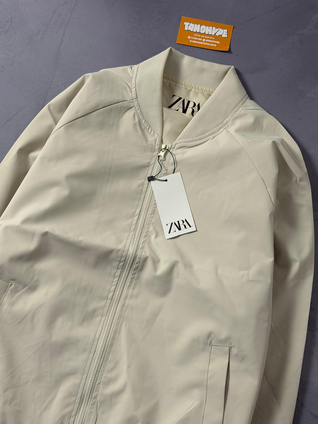 Jaqueta Zara Creme