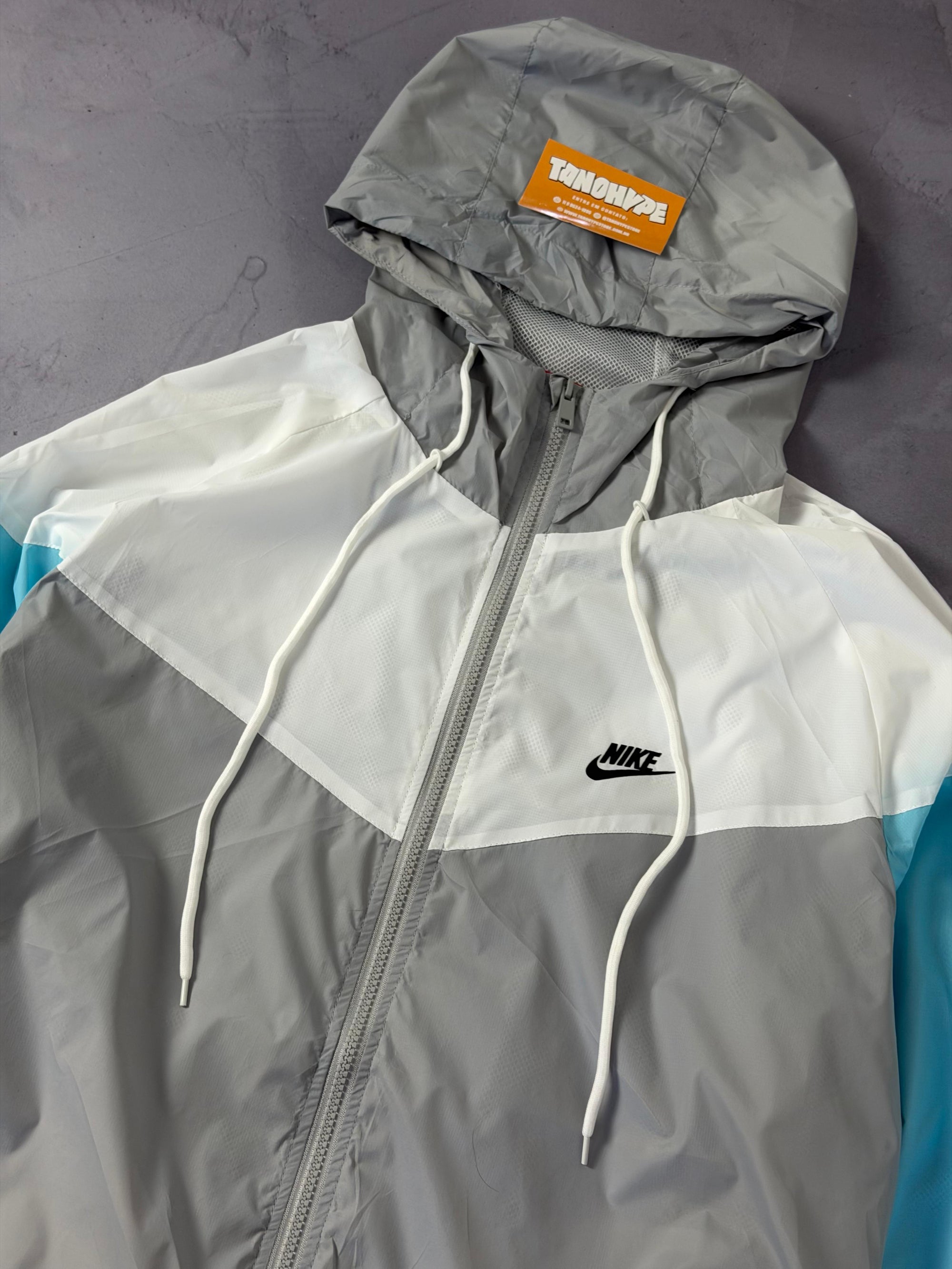 Corta Vento Nike Windrunner - Azul/Cinza