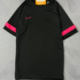 Camiseta Nike Dri Fit Academy 2021 - Preta/Rosa
