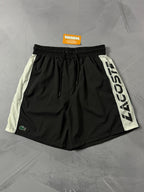 Shorts Tactel Lacoste Letreiro - Preto