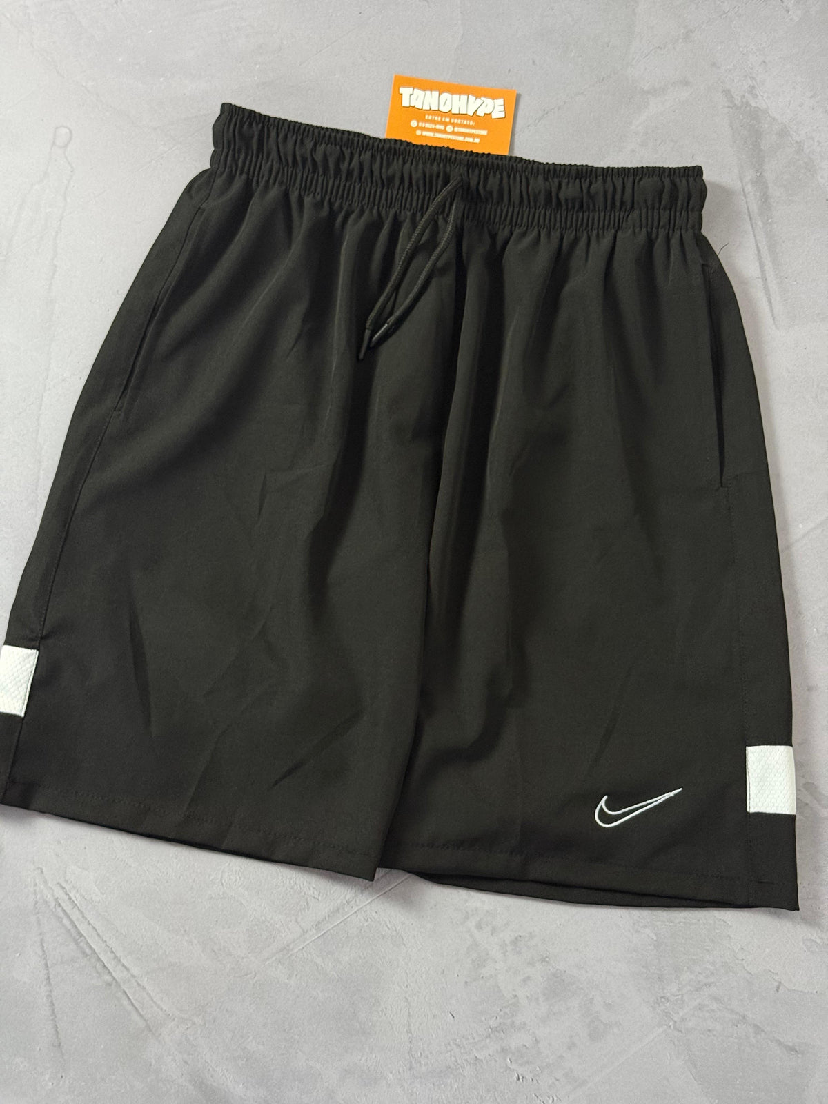 Shorts Tactel Nike Academy - Preto