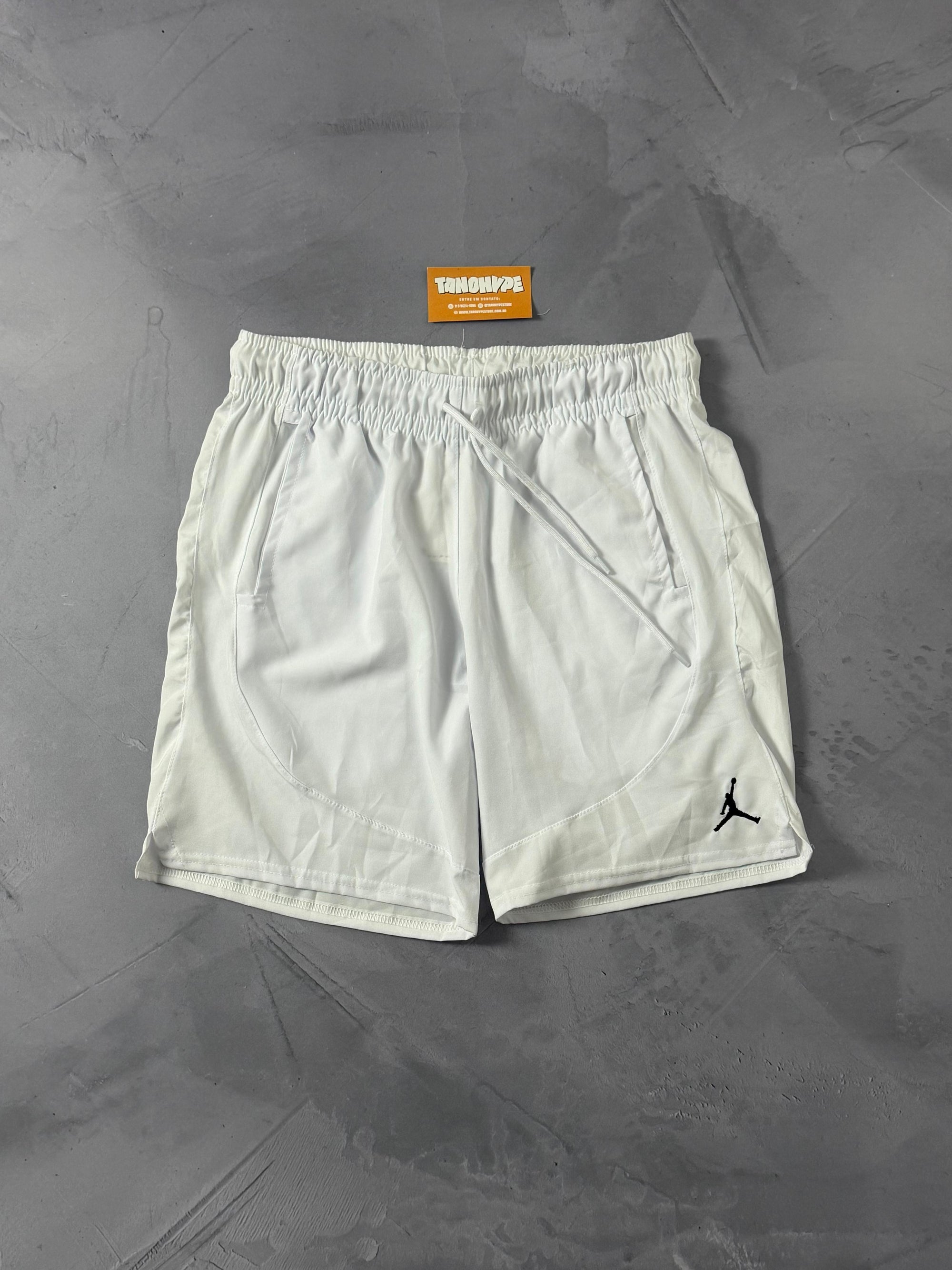 Shorts Tactel Jordan Basic - Branco