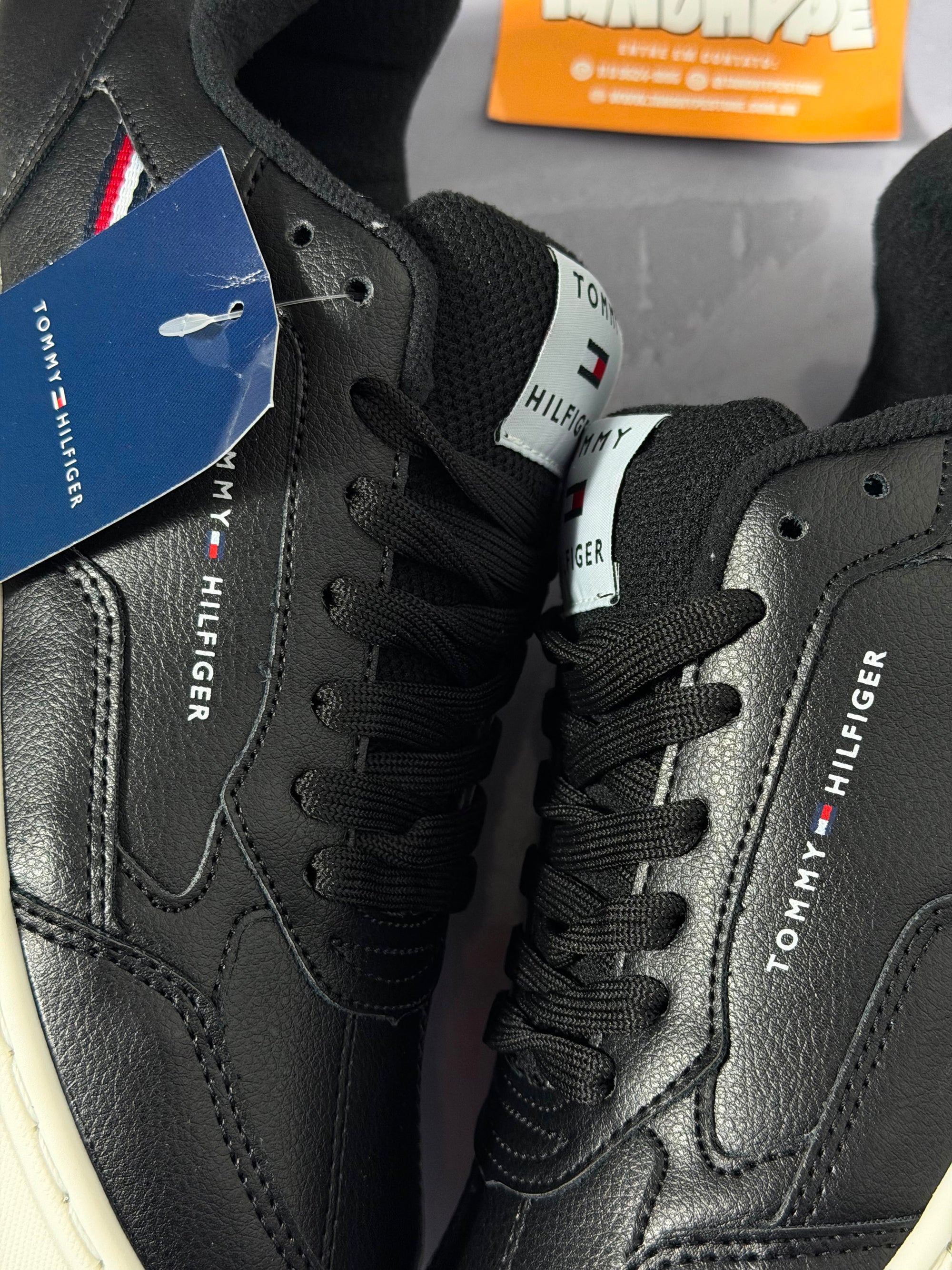 Tênis Tommy Hilfiger Basket Core - Preto