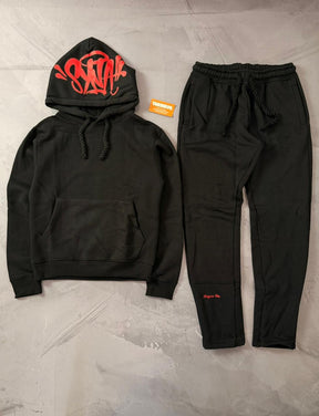Conjunto Syna World - Preto e Vermelho