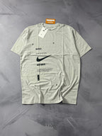 Camiseta Nike Swoosh + Just do IT - Cinza Smoke