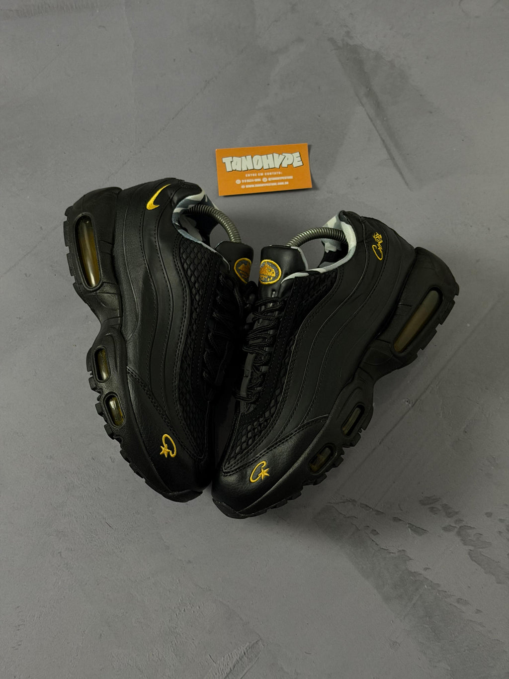 Tênis Nike Air Max 95 Corteiz - Preto e Amarelo