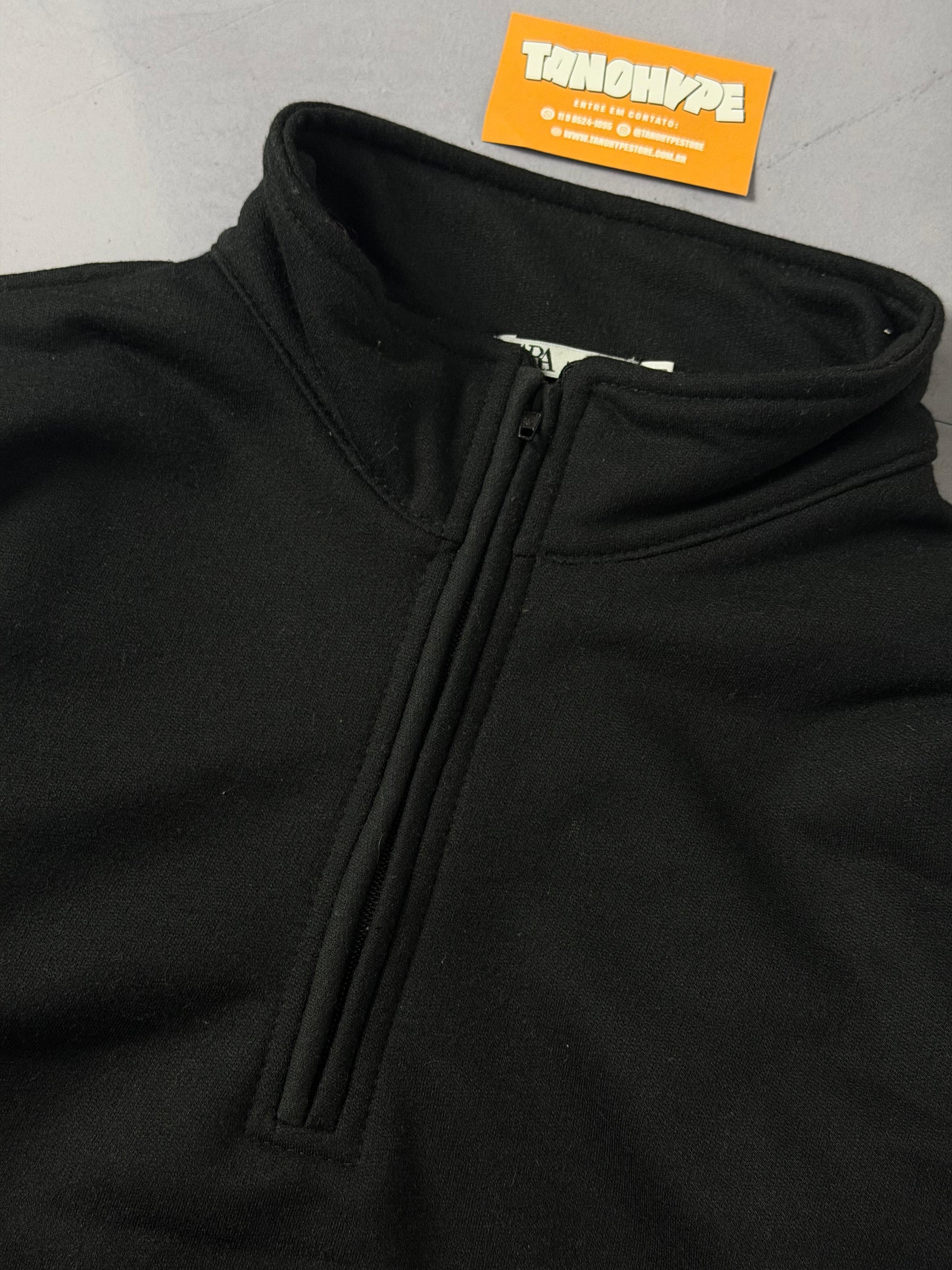 Moletom Gola Alta Zara - Preto