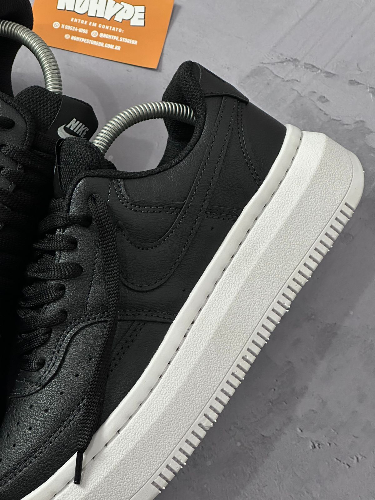Tênis Nike Court Vision Alta - Preto/Branco
