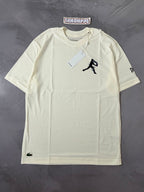 Camiseta Lacoste x Djokovic - Creme