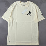 Camiseta Lacoste x Djokovic - Creme