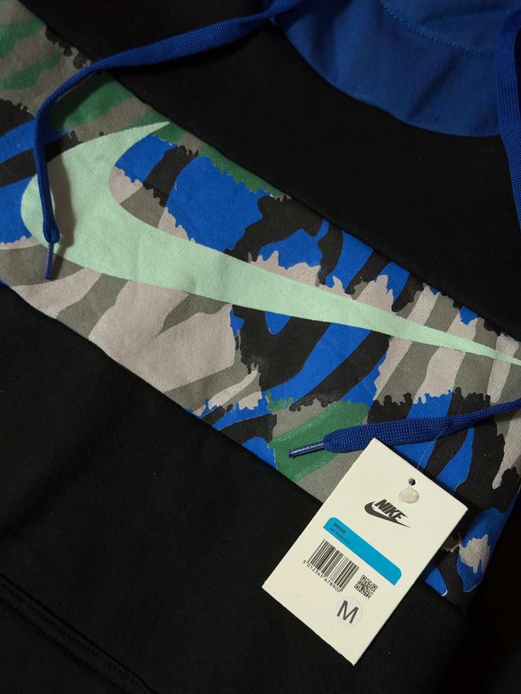 Moletom Nike Touca Azul - Preto