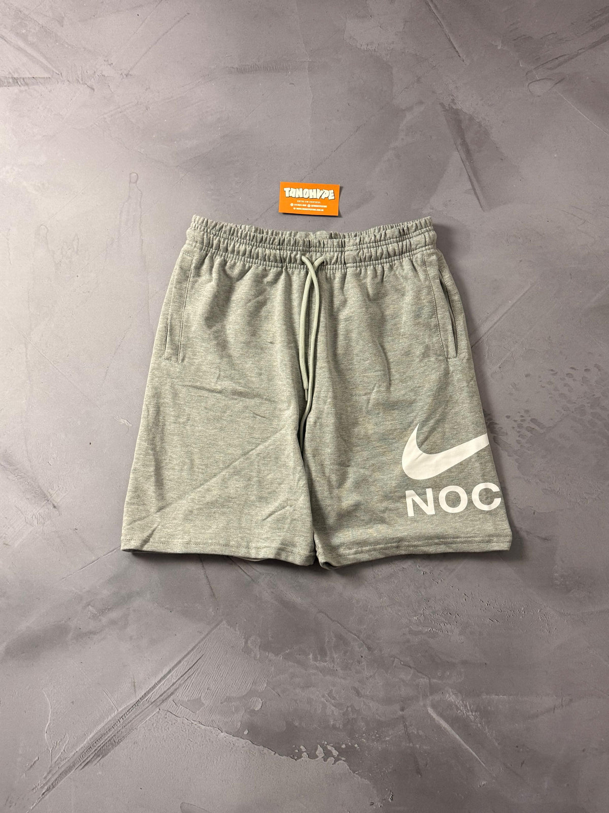 Shorts Moletom Nike x Nocta - Cinza