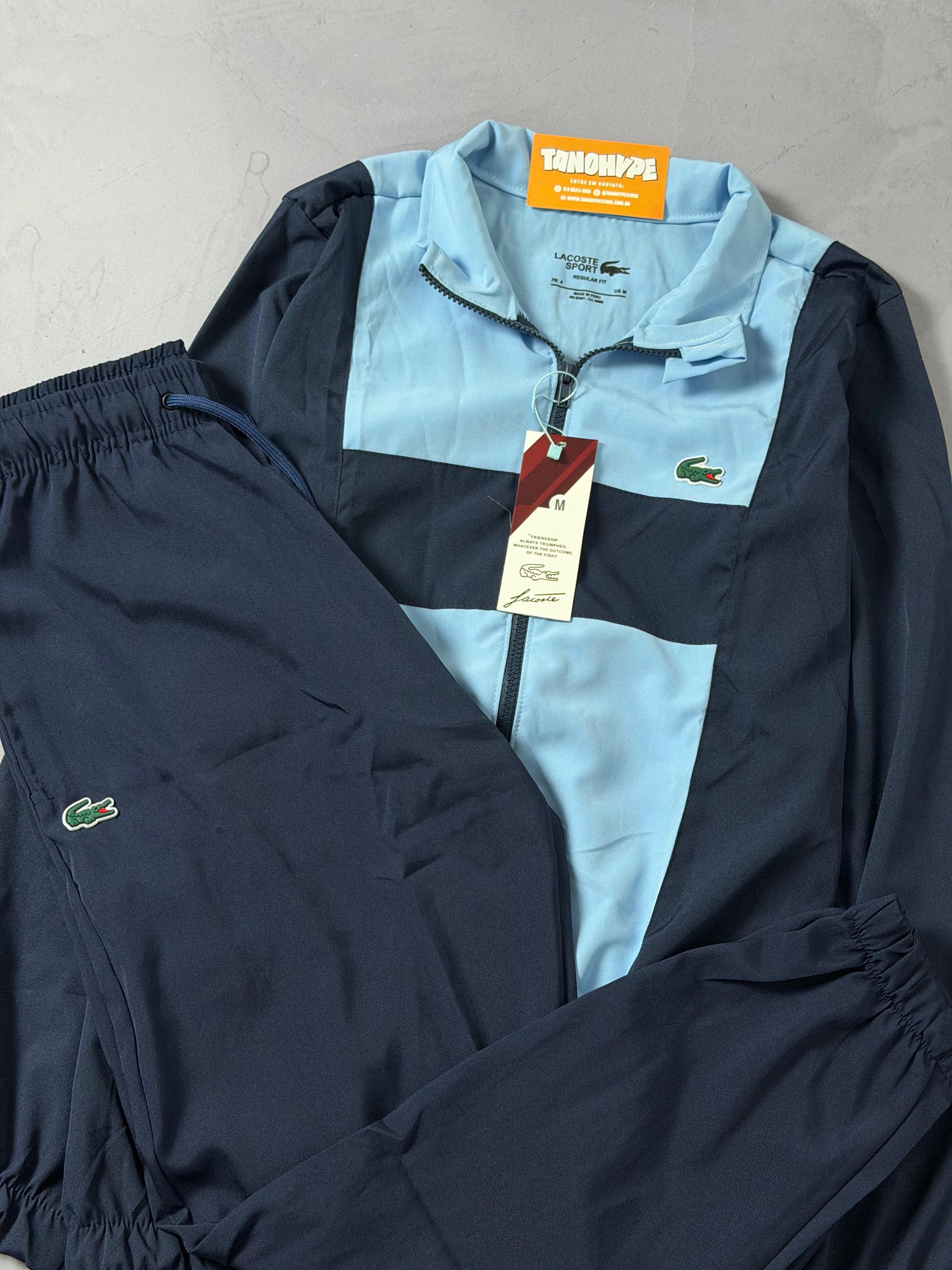 Conjunto Lacoste Novak Djokovic - Azul