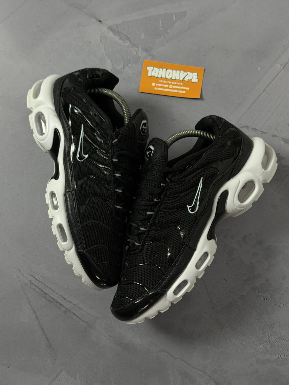 Tênis Nike Air Max Plus TN - Black White