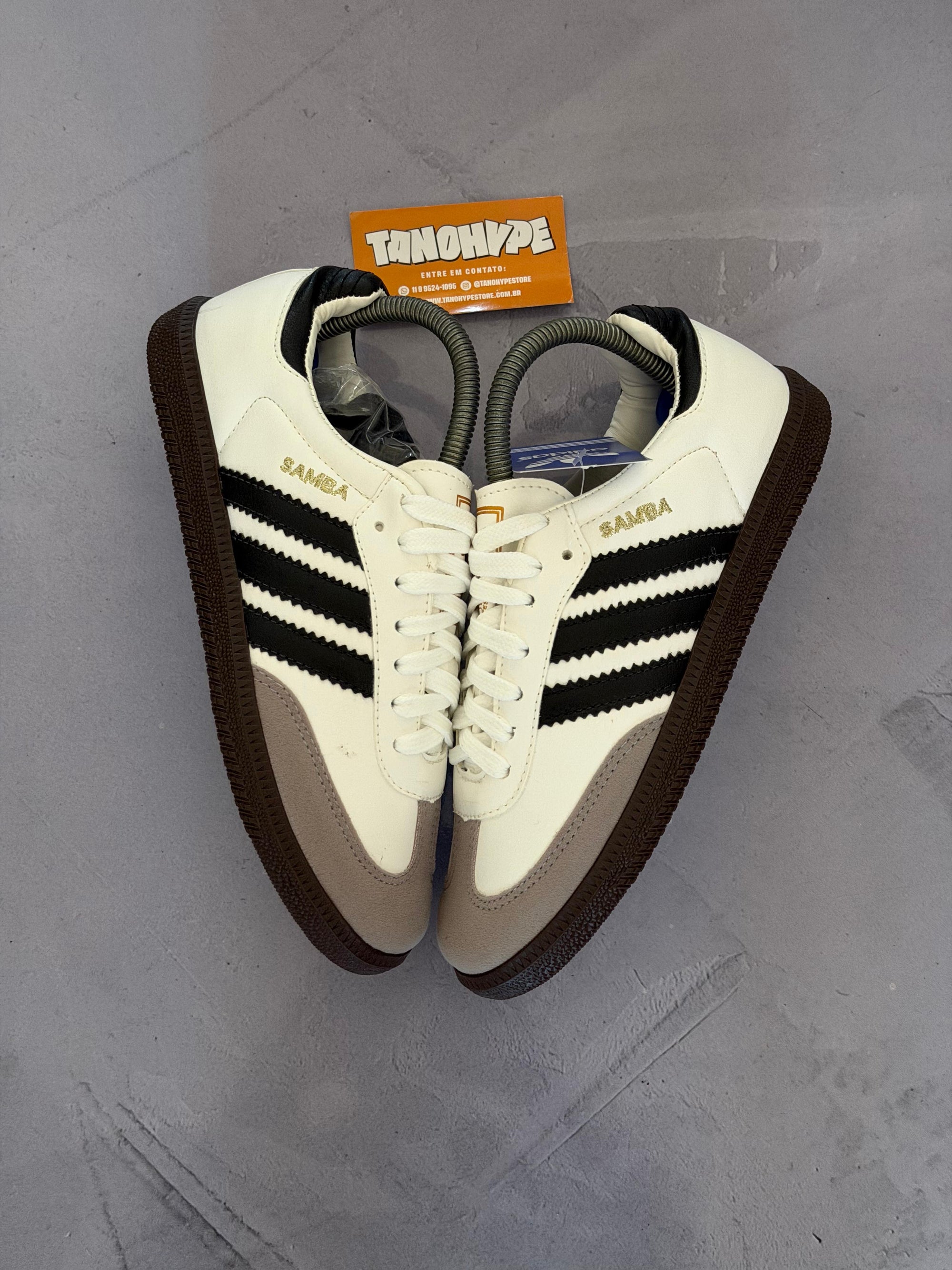 Tênis Adidas Samba - White Brown