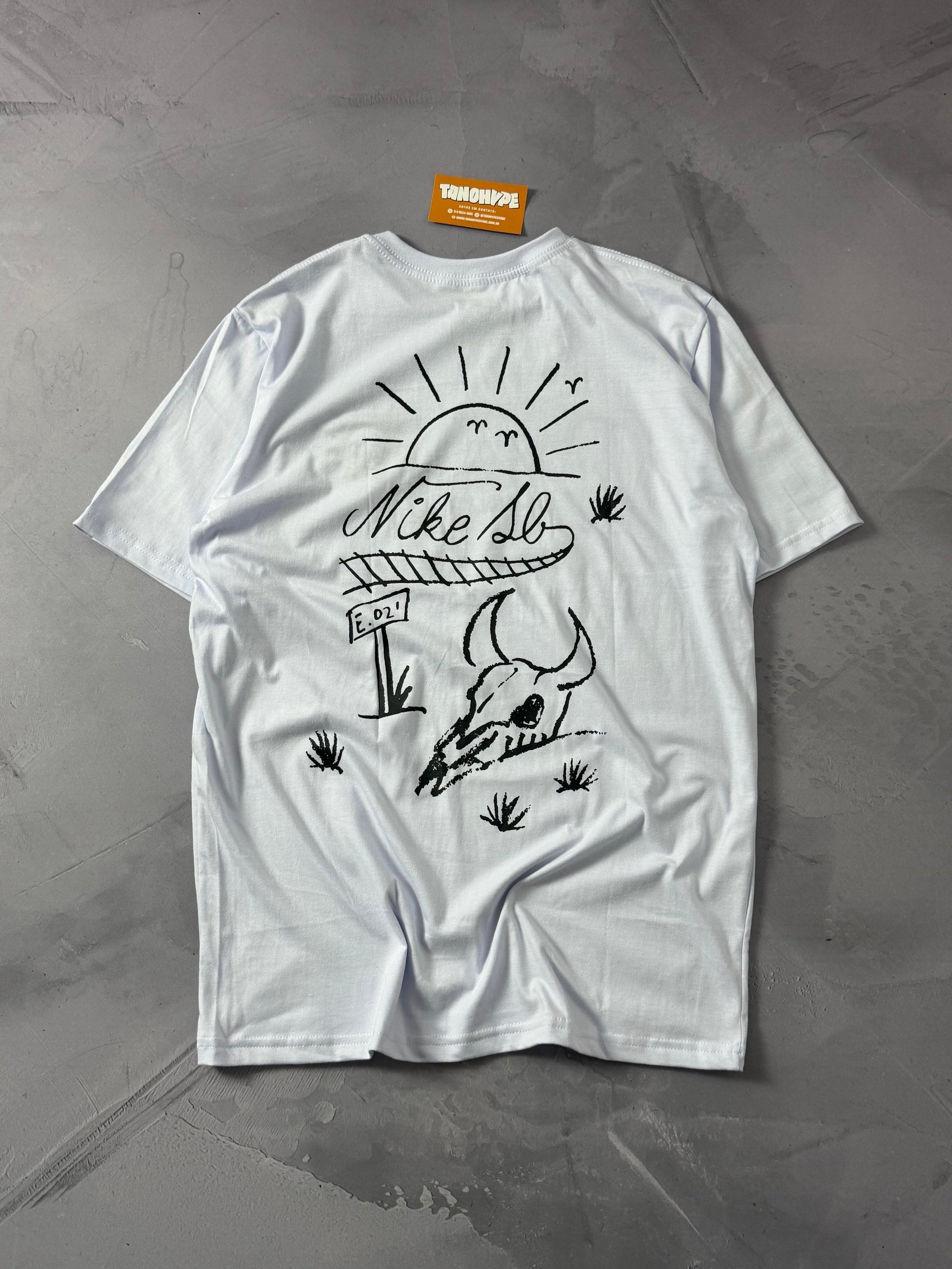 Camiseta Nike Sb Sunset - Branca