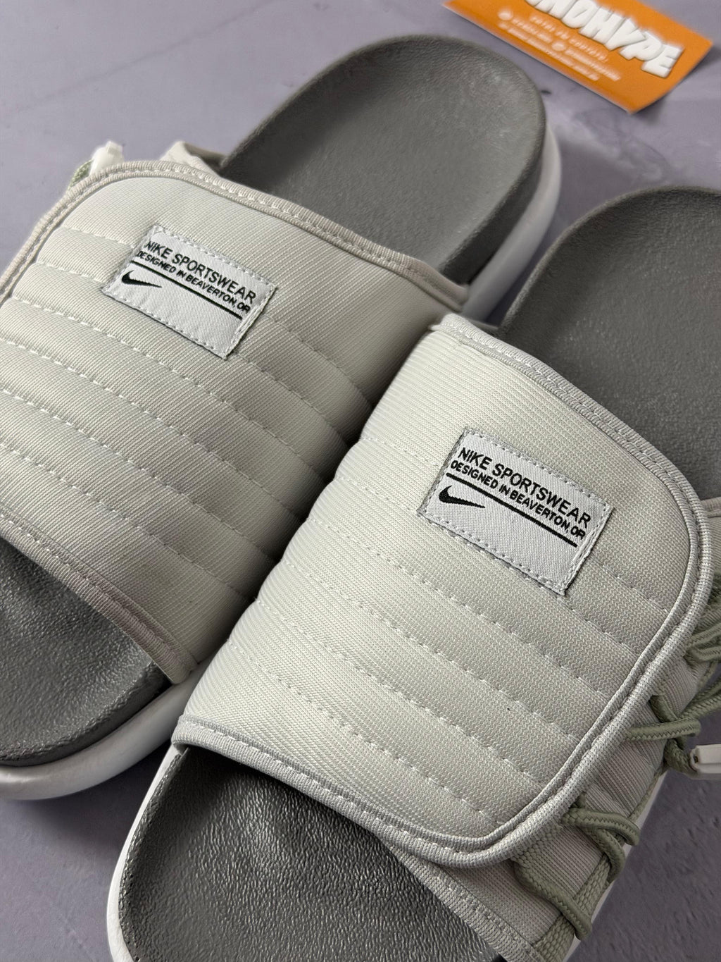 Chinelo Slide Asuna 2.0 Nike - Cinza