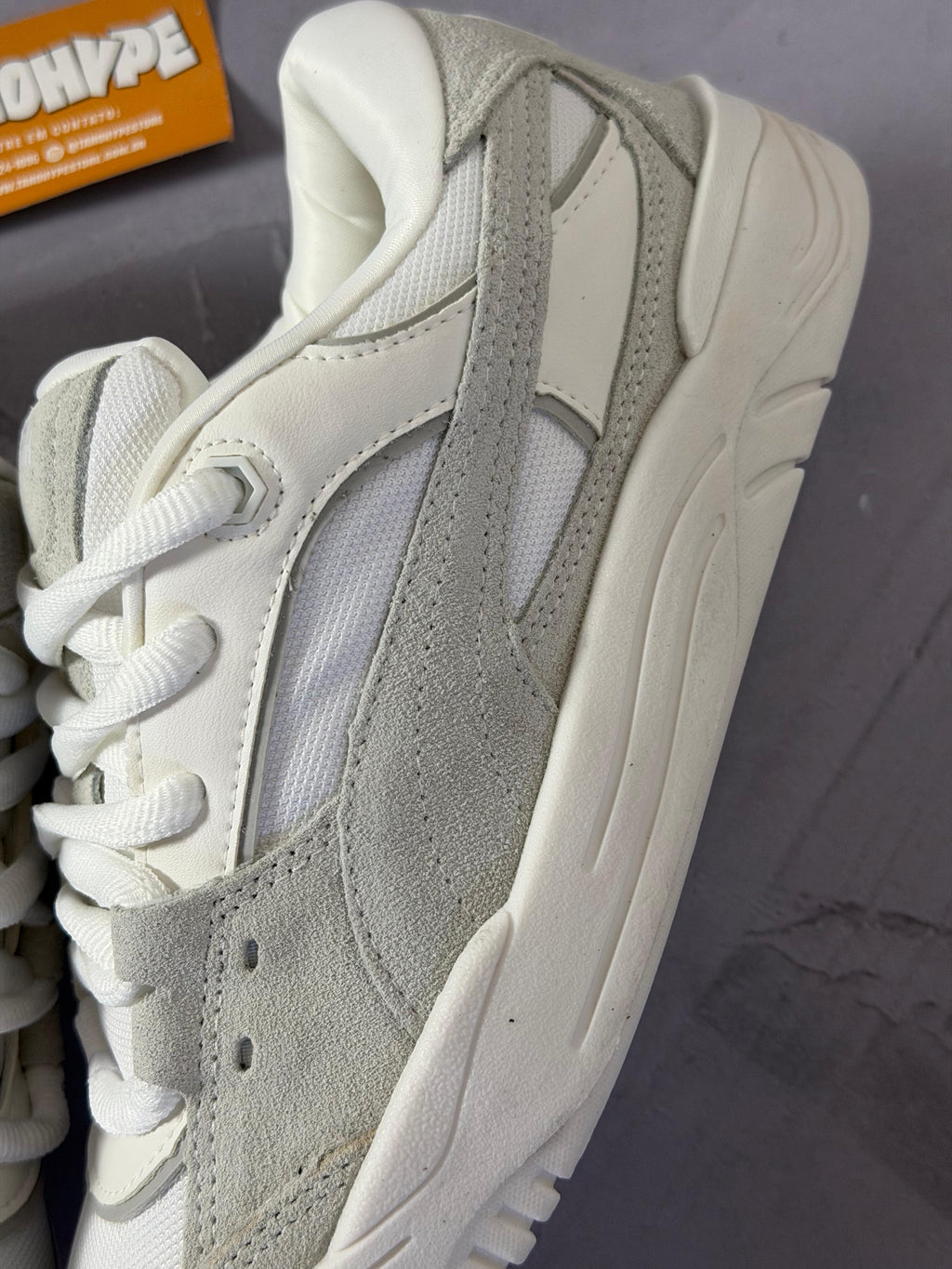 Tênis Puma 180 - Branco Cinza