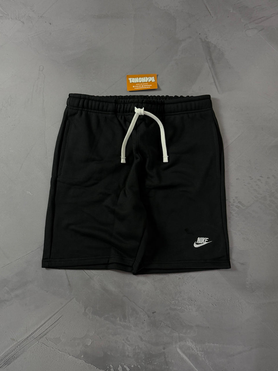 Shorts Moletom Nike Club - Preto