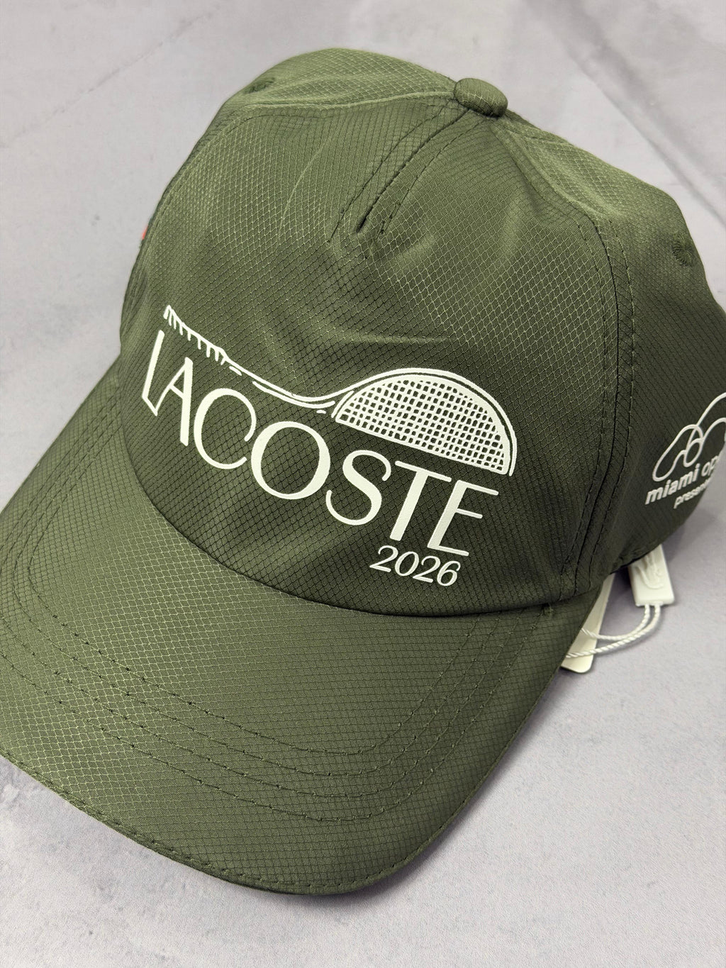 Boné Lacoste Miami Open 2026 - Verde Musgo
