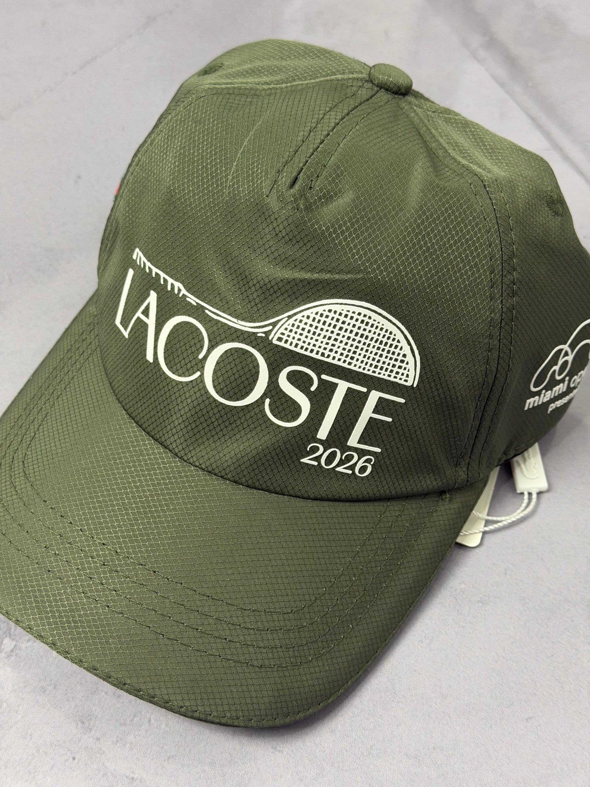 Boné Lacoste Miami Open 2026 - Verde Musgo