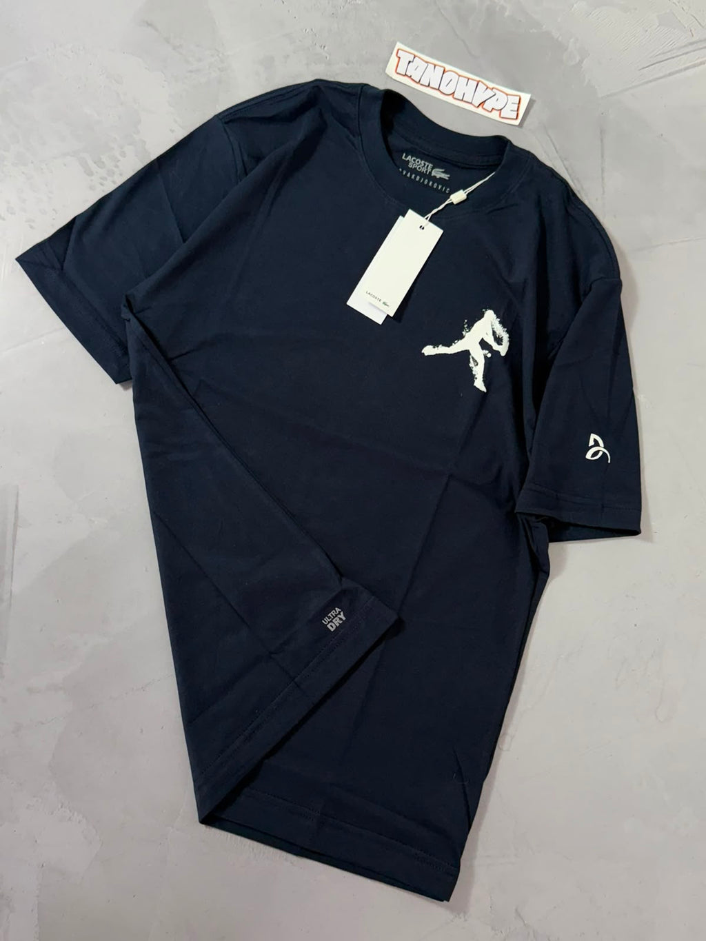 Camiseta Lacoste x Djokovic - Azul Marinho