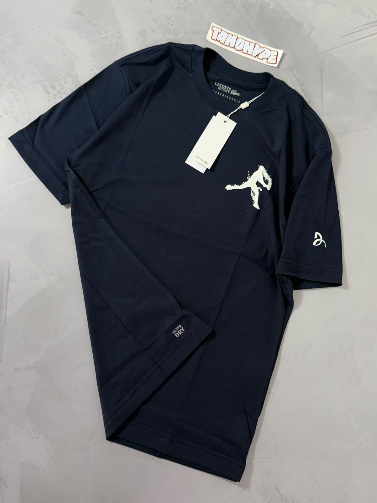 Camiseta Lacoste x Djokovic - Azul Marinho