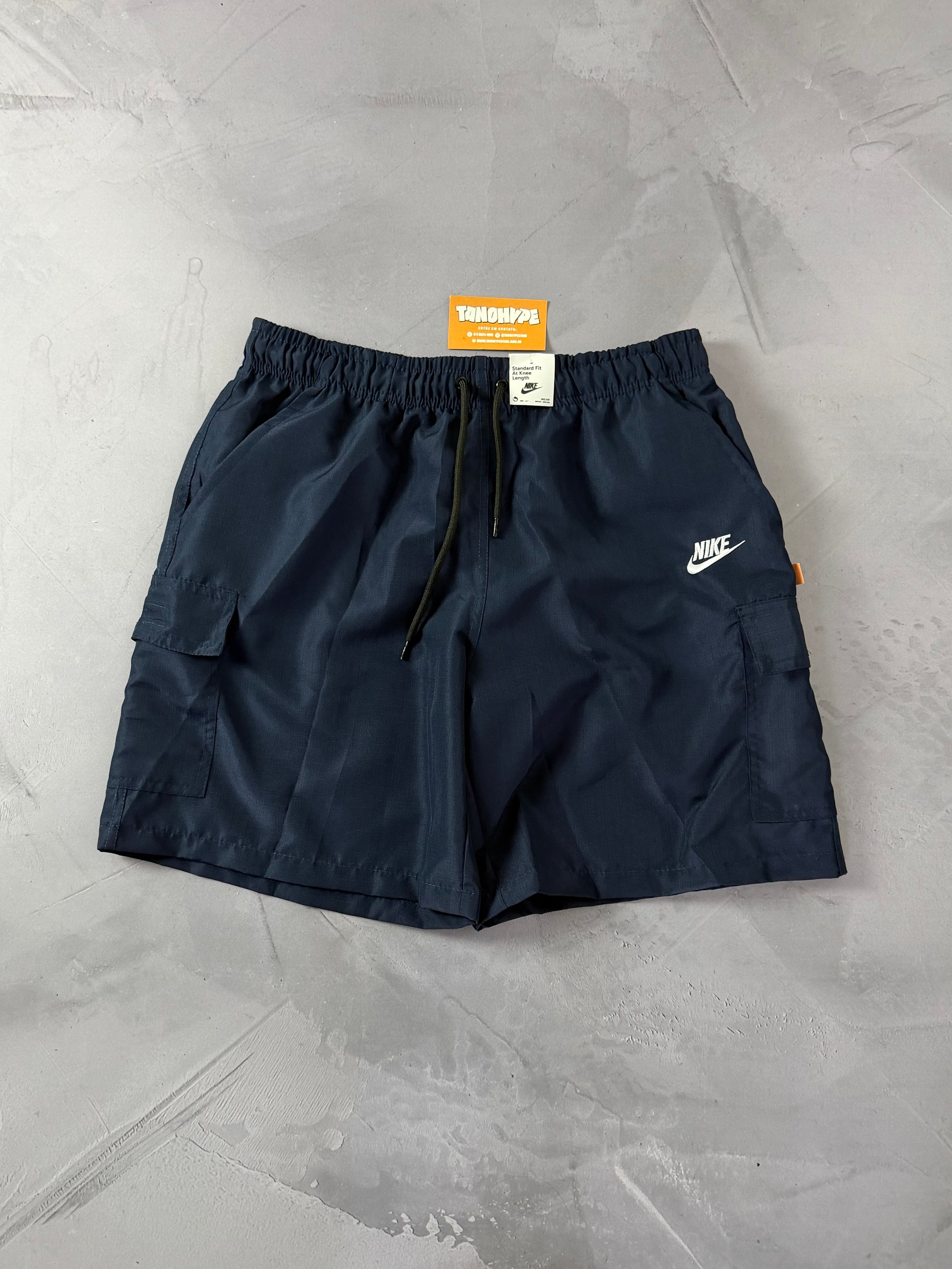Shorts Ripstop Cargo Nike - Azul Marinho