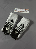Meia Cano Alto Adidas - Branca