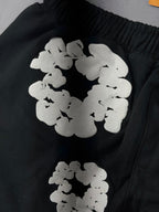 Shorts Moletom Denim Tears - Preto