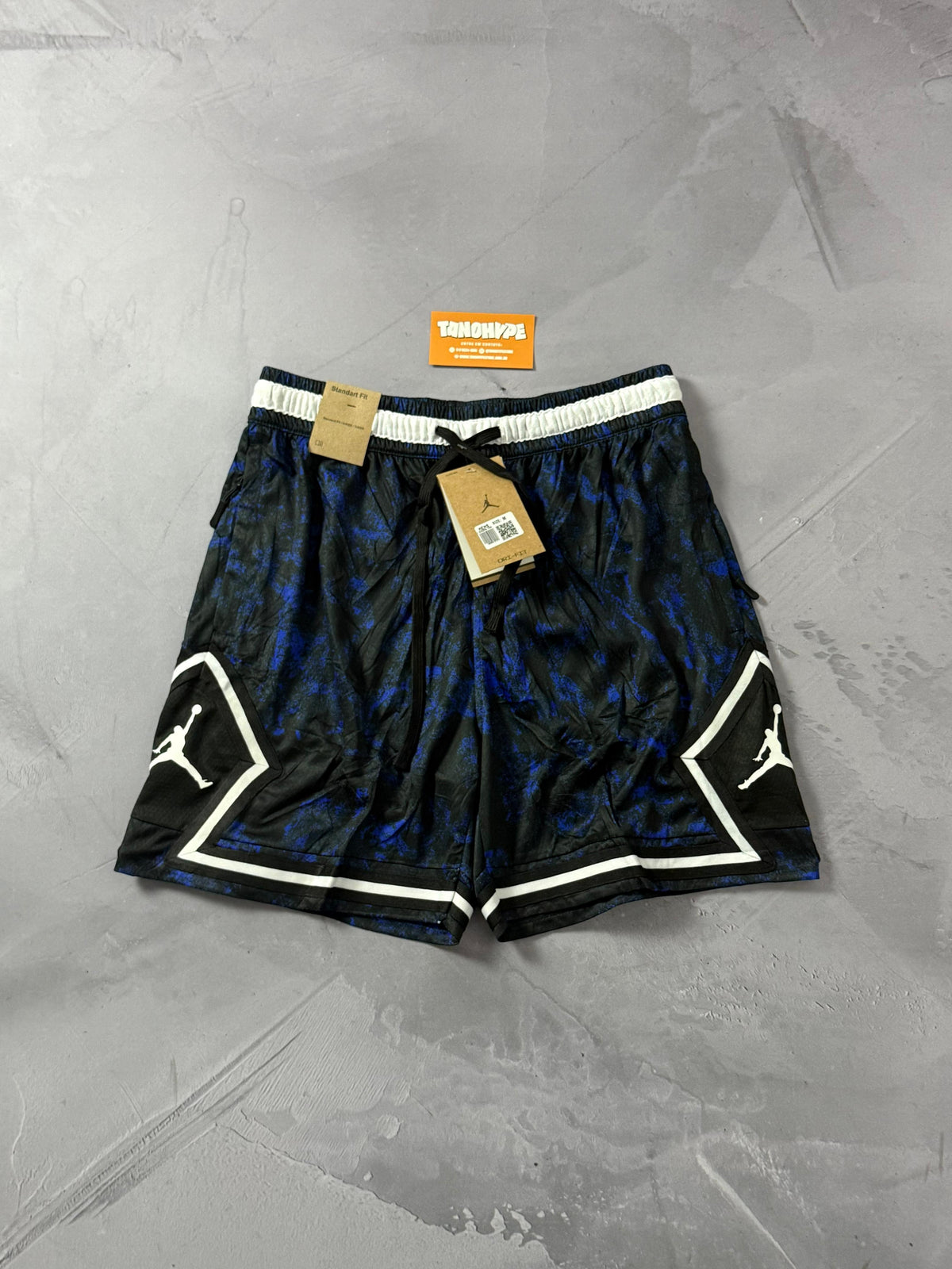 Shorts Jordan Diamond Dri Fit - Azul e Preto