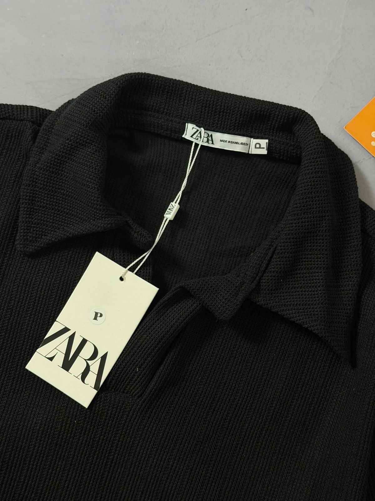 Polo Zara - Preto