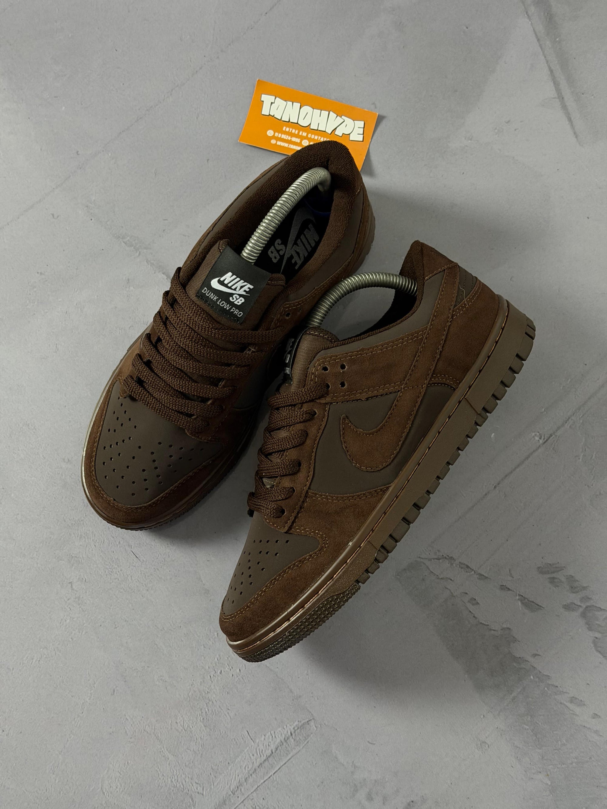 Tênis Nike Dunk - Marrom Camurça