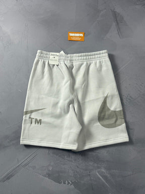 Shorts Moletom Nike Big Swoosh TM - Branco