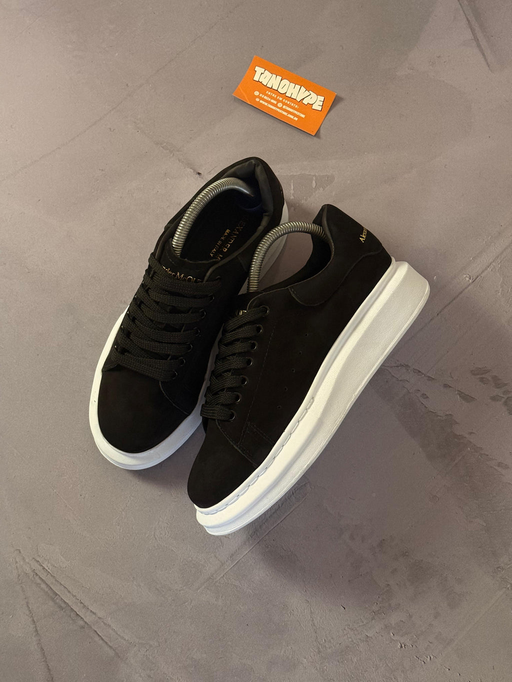 Tênis Alexander McQueen - Preto Camurça