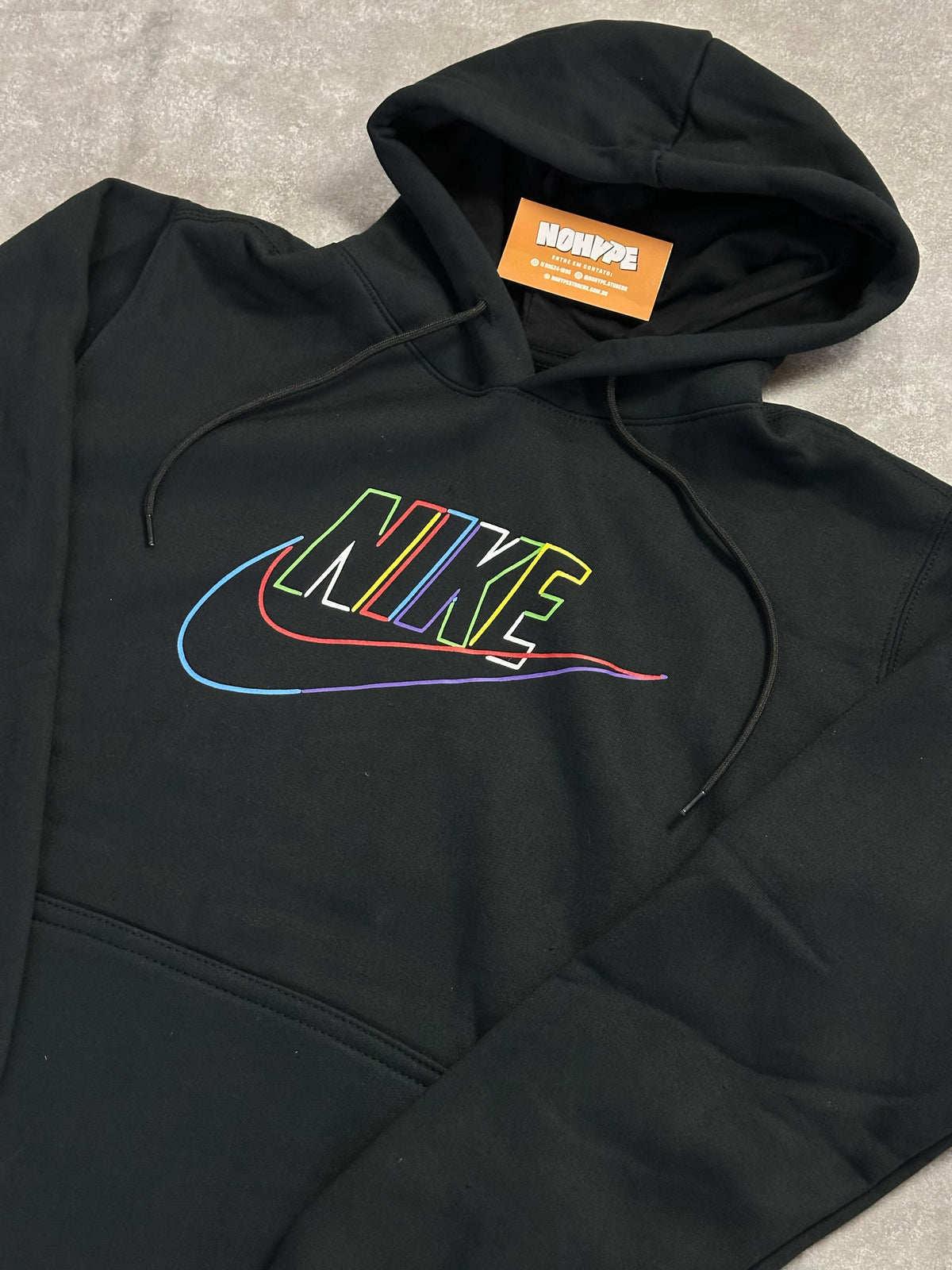 Moletom Nike Color - Preto