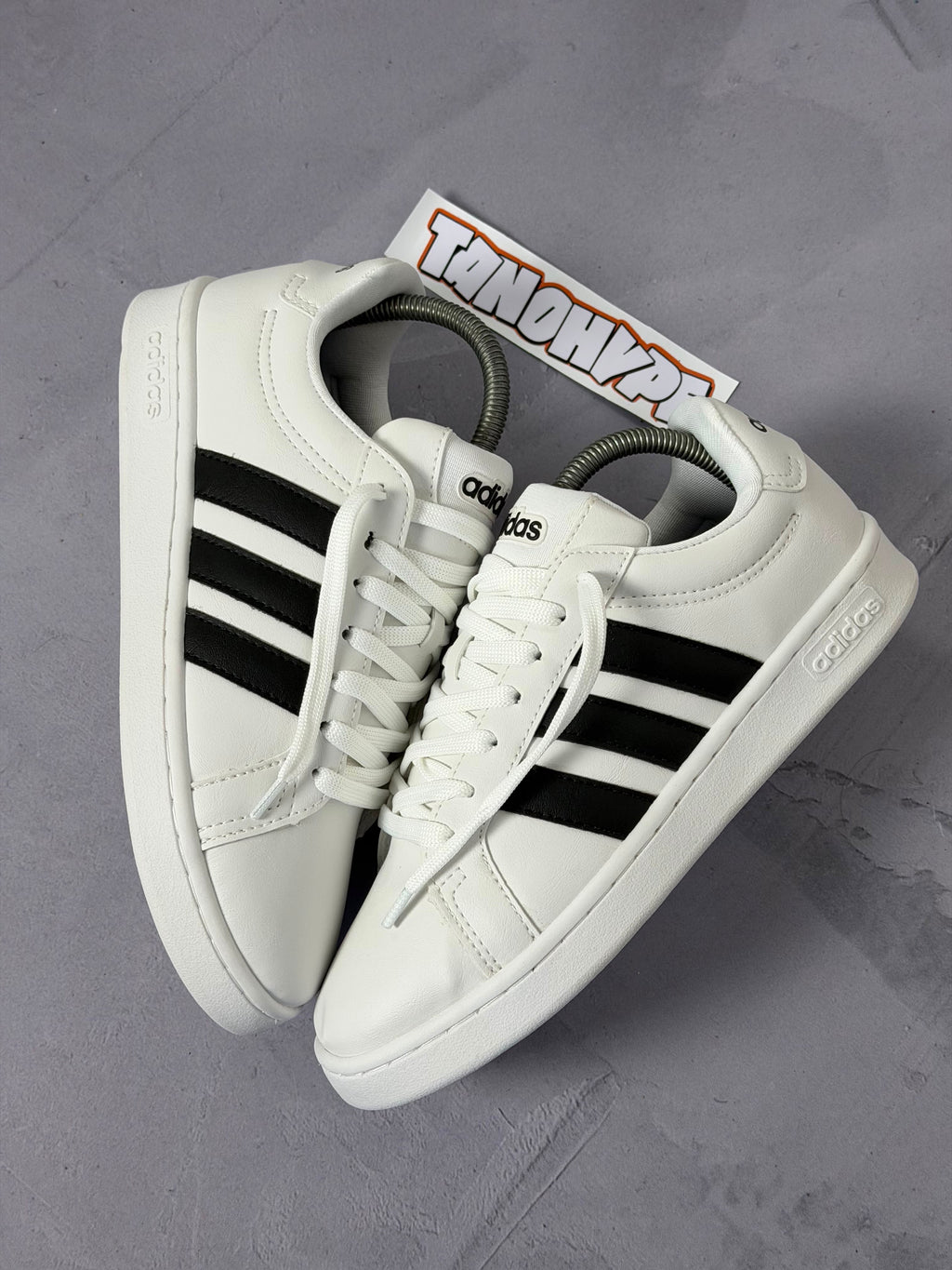 Tênis Adidas Grande Court - Branco/Preto