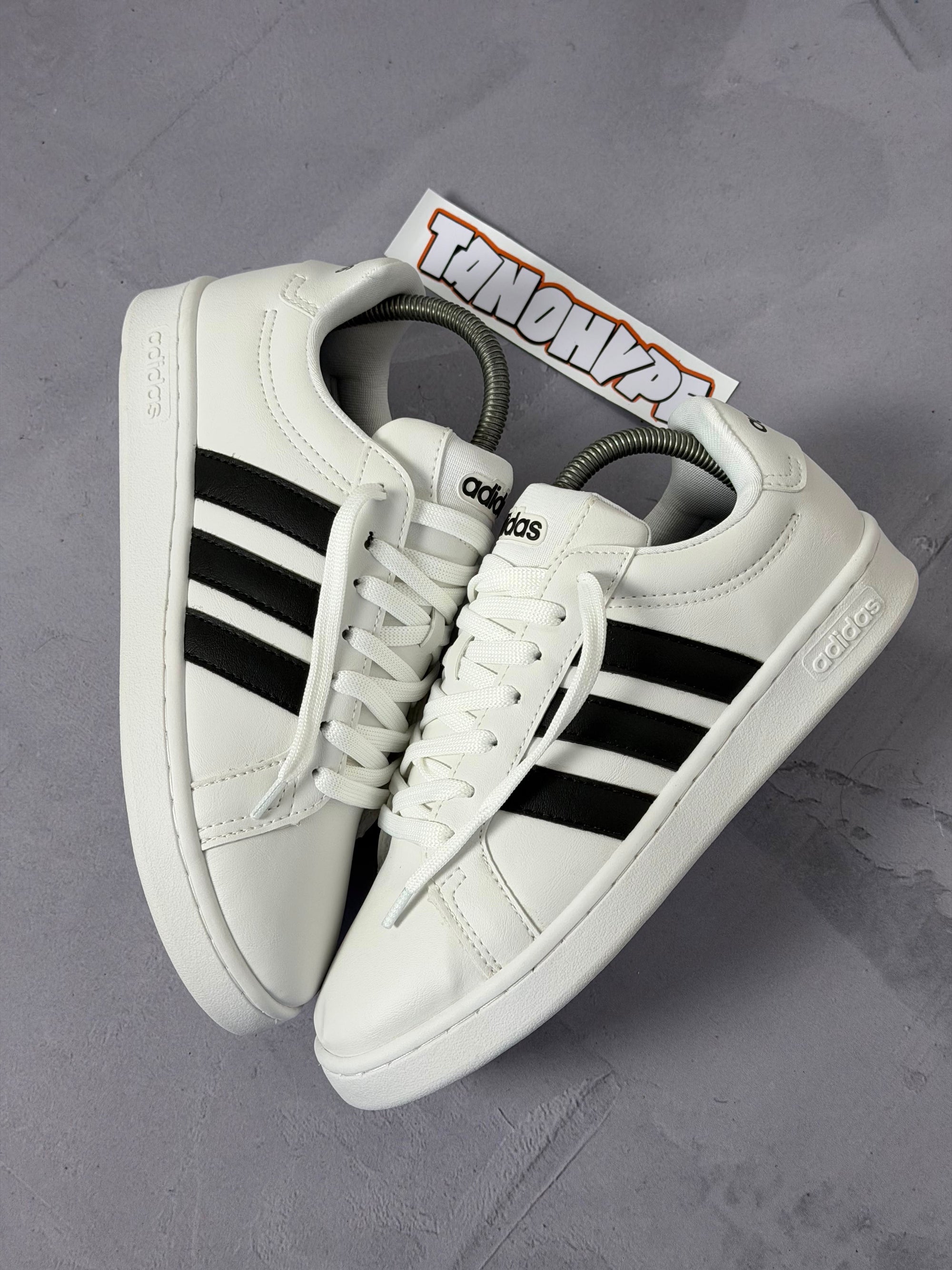 Tênis Adidas Grande Court - Branco/Preto