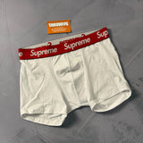CUECA SUPREME - BRANCA/VERMELHA