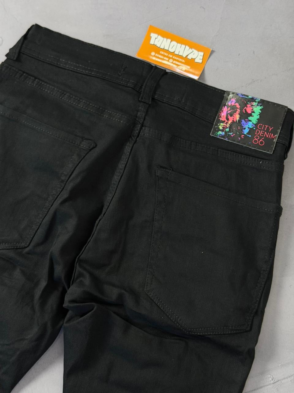 Calça Jeans City Denim - Preto