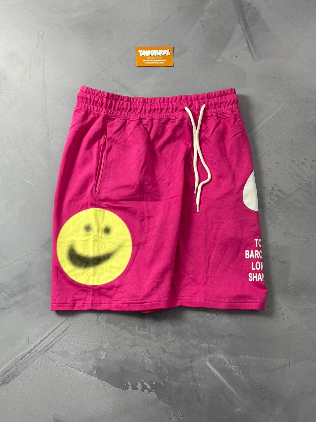 Shorts Moletom Nike World Tour - Rosa