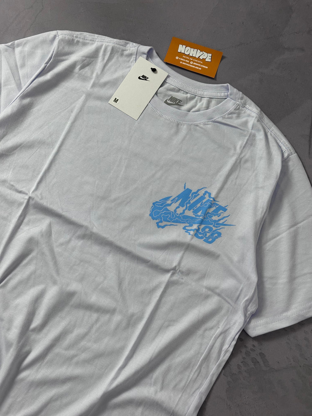 Camiseta Nike Sb Dragon - Branco/Azul