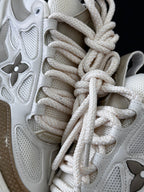 Tênis Louis Vuitton Skate - Bege White