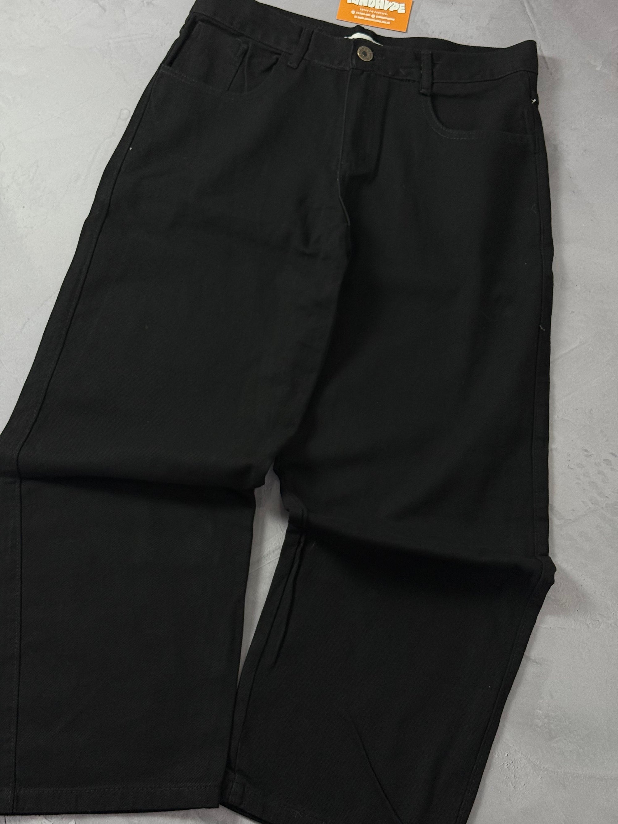 Calça Jeans Baggy - Preta