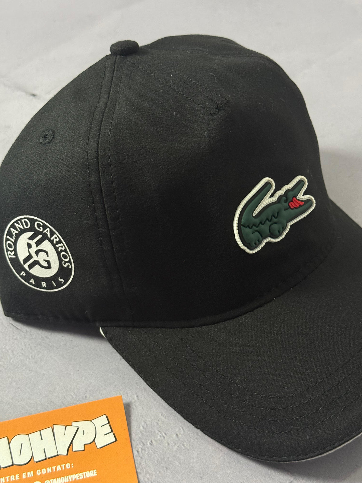Boné Lacoste Roland Garros - Preto