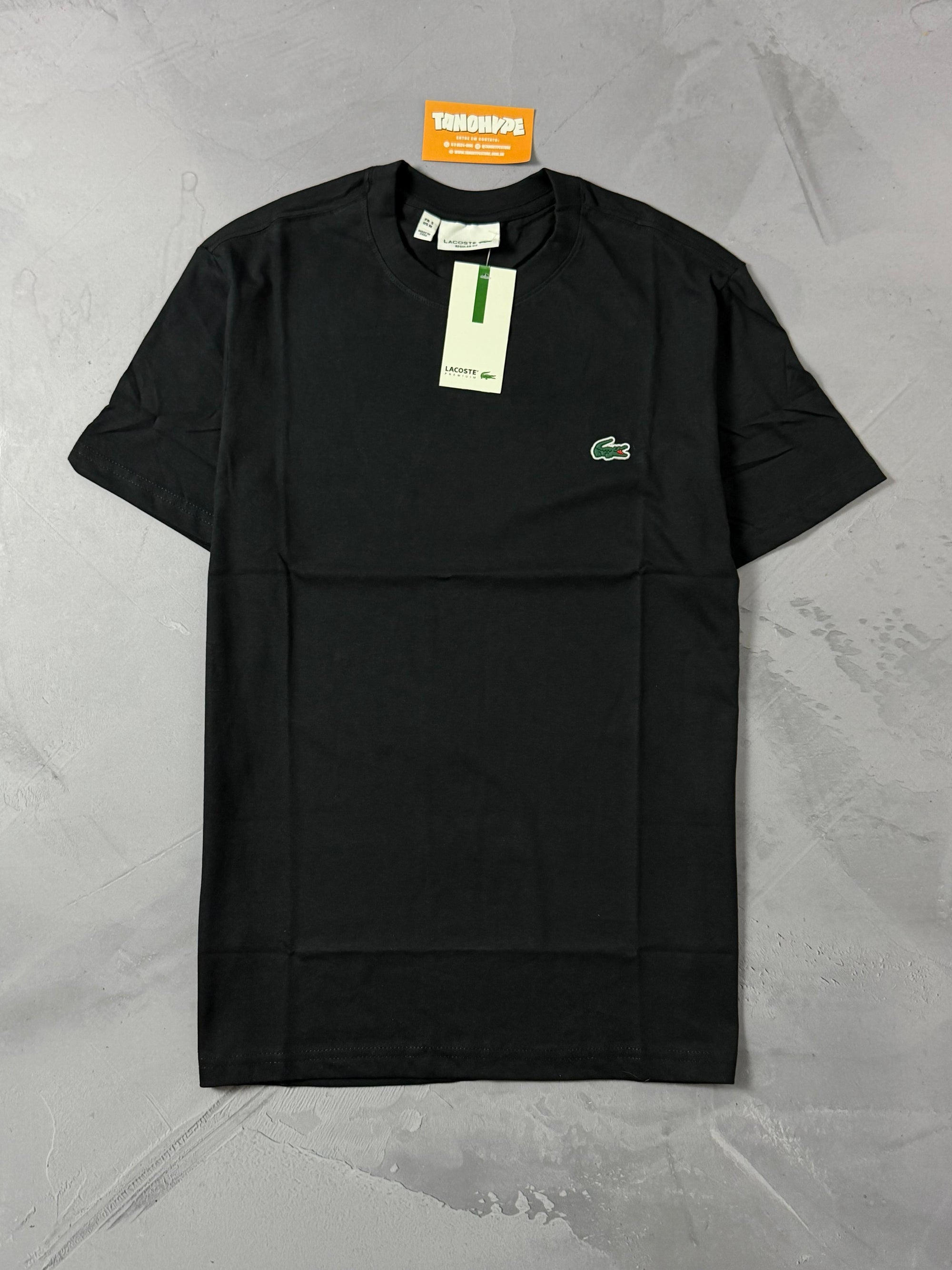 Camiseta Lacoste - Preta